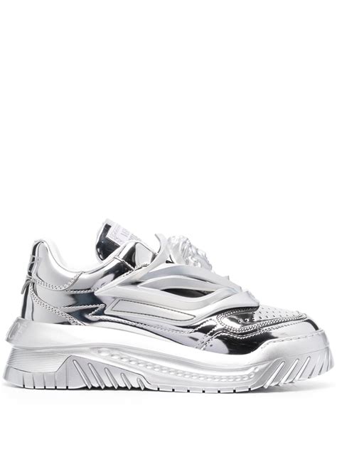 versace sneakers silver|gianni versace sneakers.